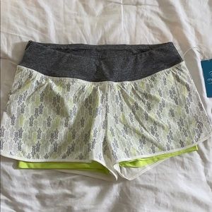 NWT Athletic shorts with built in spandex